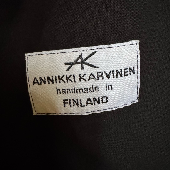 ANNIKKI HARVINEN Women Black Cotton Velour Jacket L - Picture 8 of 10